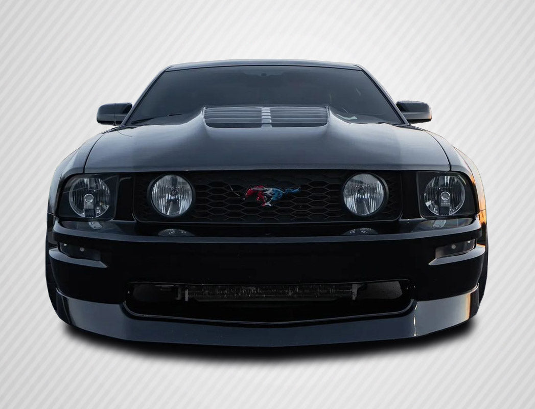 2005-2009 Ford Mustang Carbon Creations GT500 V2 Hood - 1 Piece