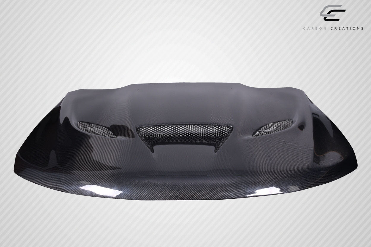 2011-2022 Jeep Grand Cherokee Carbon Creations Hellcat Look Hood - 1 Piece