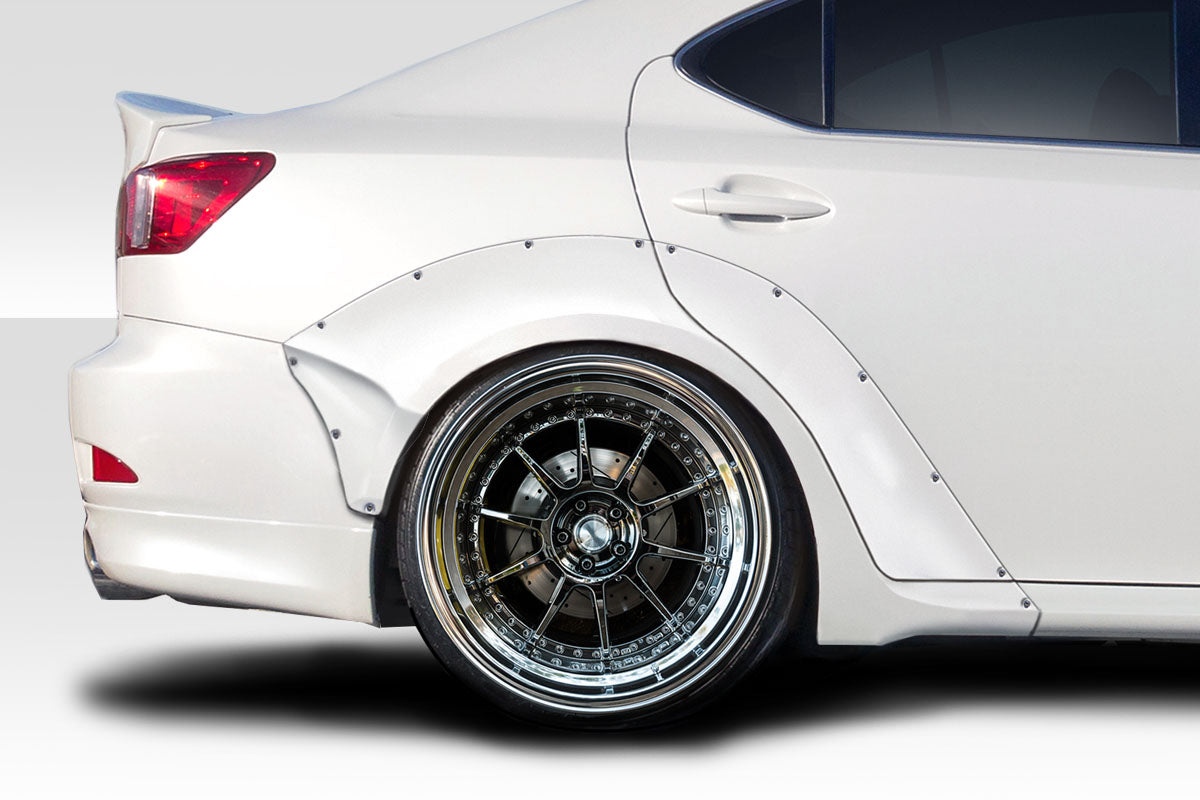 2006-2013 Lexus IS Series IS250 IS350 Duraflex MSR 40mm Rear Fender Flares - 4 Piece