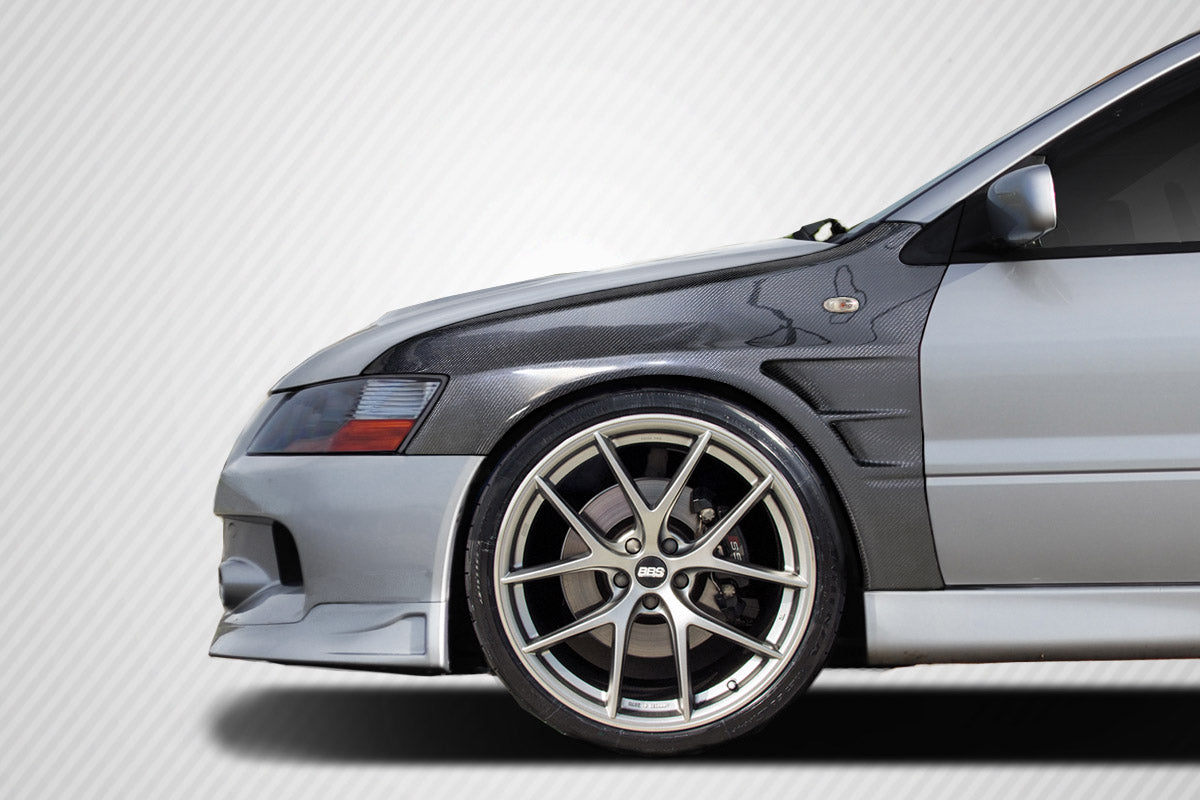 2003-2006 Mitsubishi Lancer Evolution 8 9 Carbon Creations C-Speed Fenders (+20mm) - 2 Piece