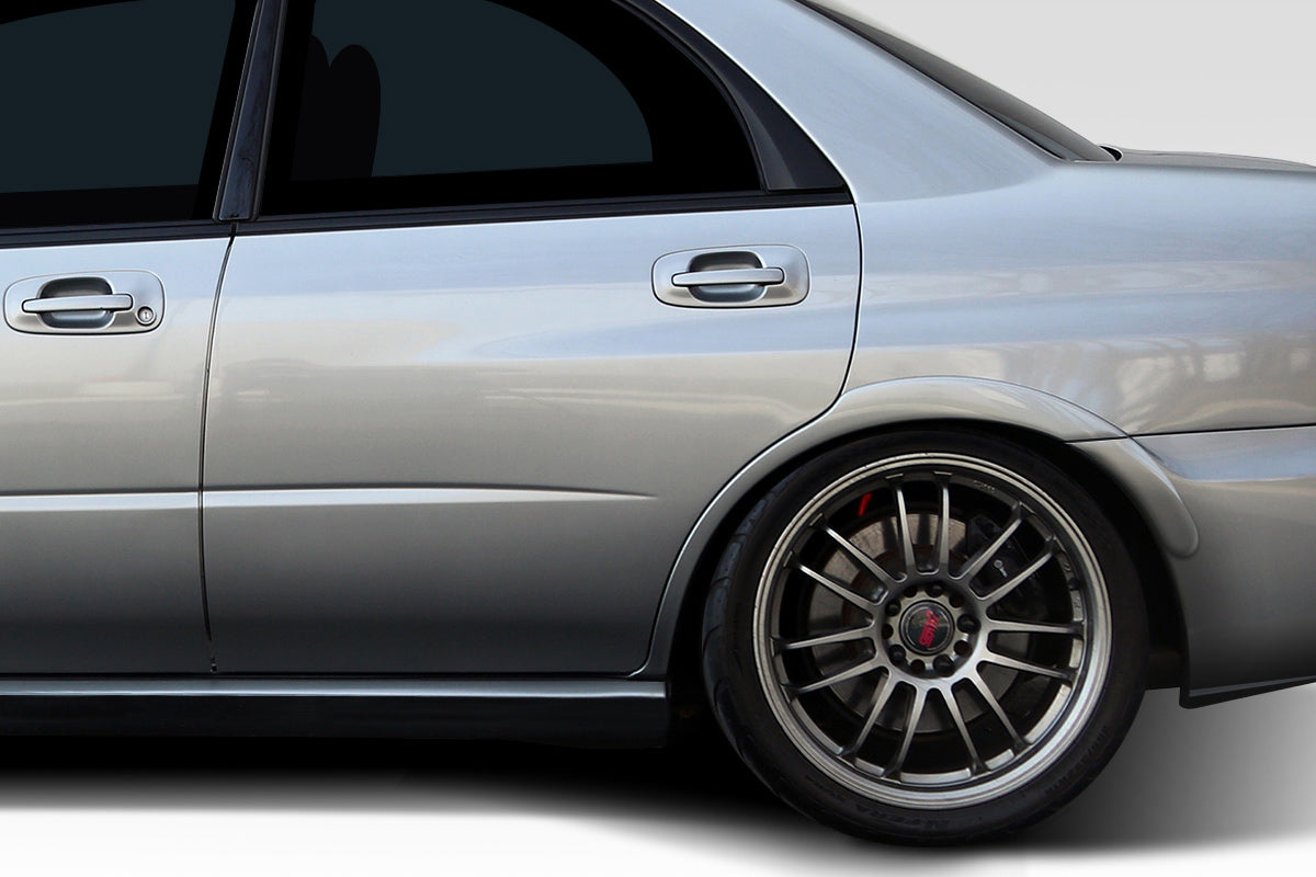 2002-2007 Subaru Impreza WRX STI 4DR Duraflex STI Look Rear Fender Flares - 4 Piece