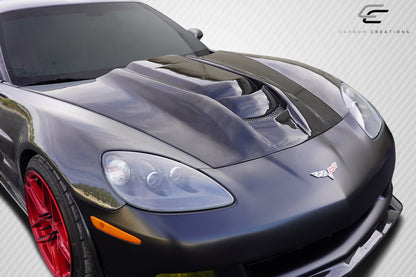 2005-2013 Chevrolet Corvette C6 Carbon Creations ZR1 V2 Hood - 1 Piece