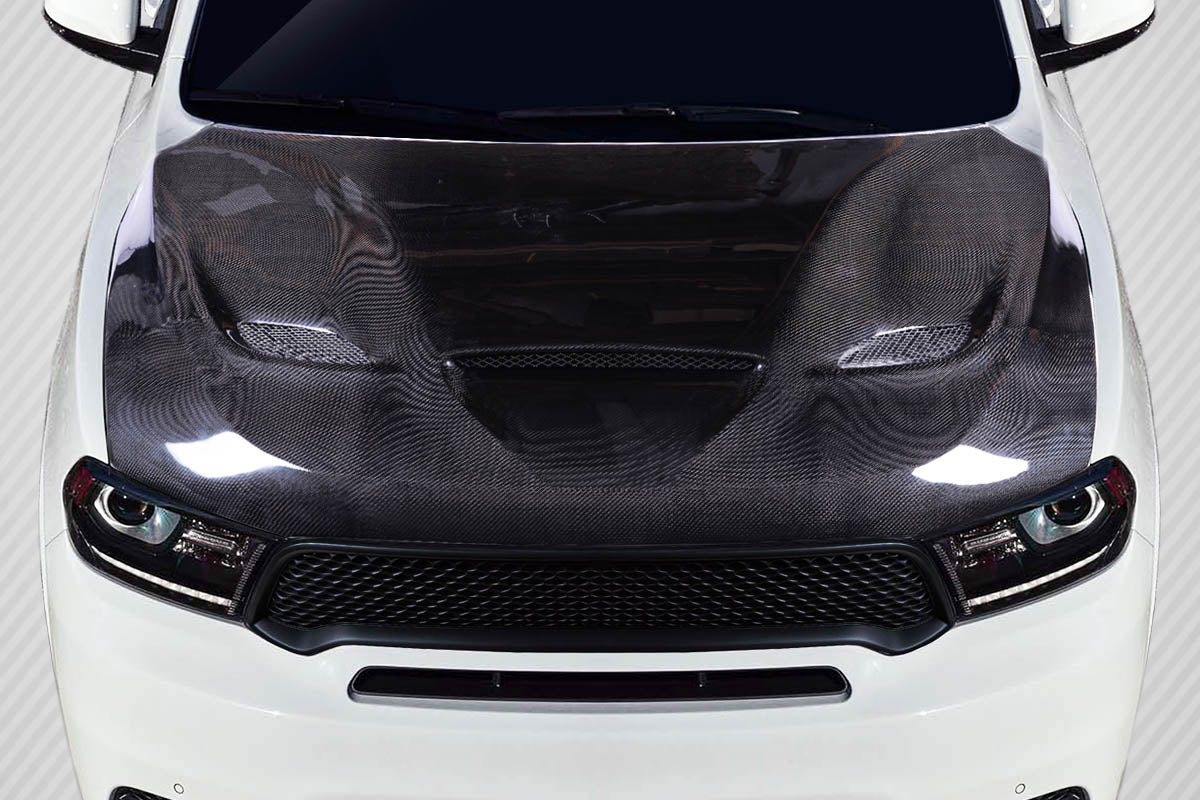 2011-2023 Dodge Durango Carbon Creations SRT Hellcat Look Hood - 1 Piece