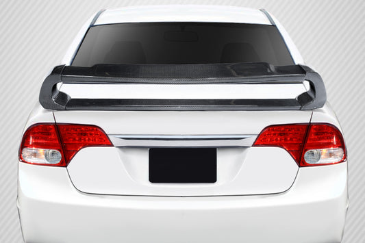 2006-2011 Honda Civic 4DR Carbon Creations Type M Wing Spoiler - 4 Piece (S)