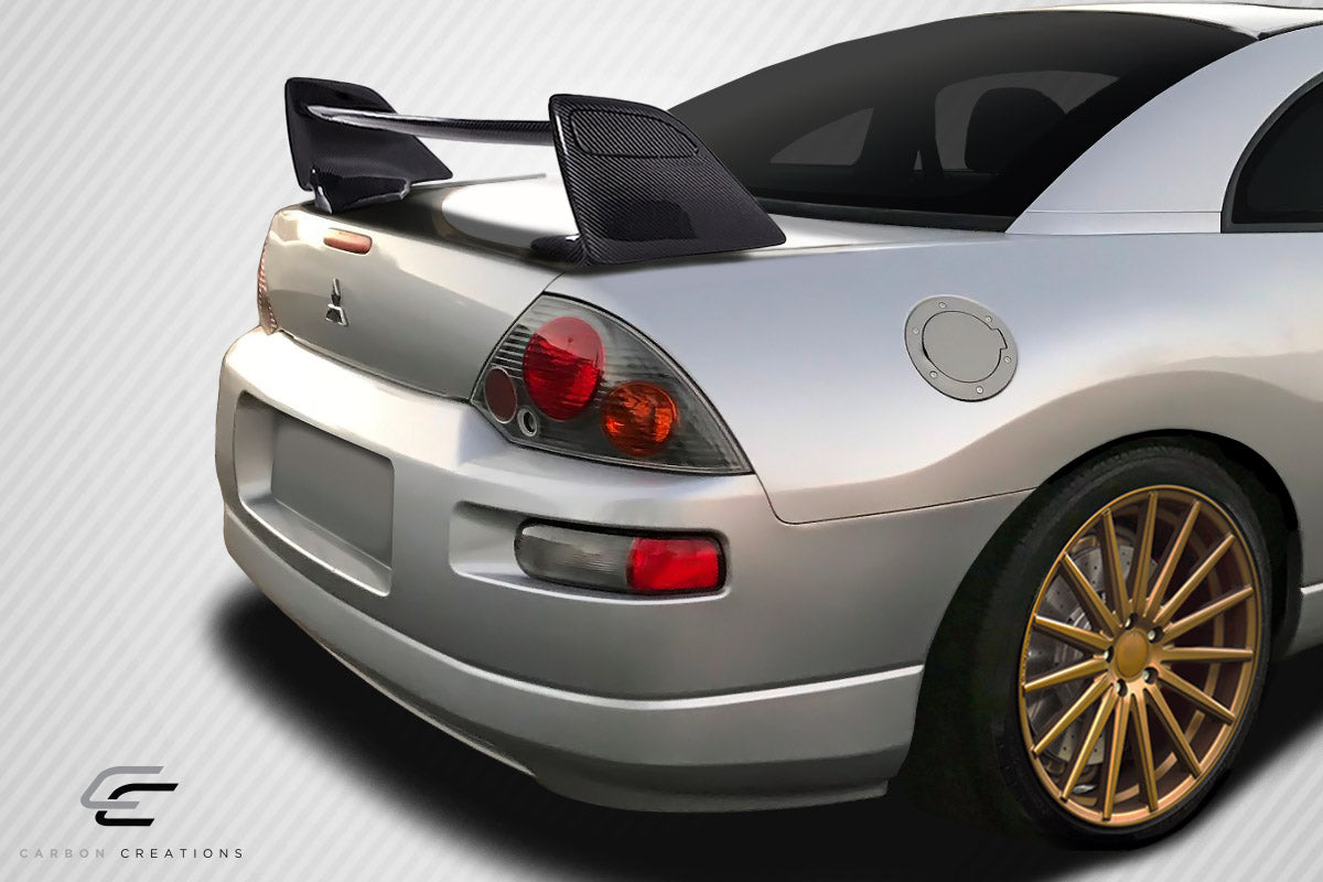 2000-2005 Mitsubishi Eclipse Carbon Creations Shock Wing Trunk Lid Spoiler - 1 Piece