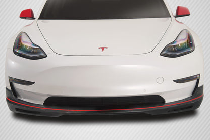 2018-2023 Tesla Model 3 Carbon Creations GT Concept Front Lip - 1 Piece