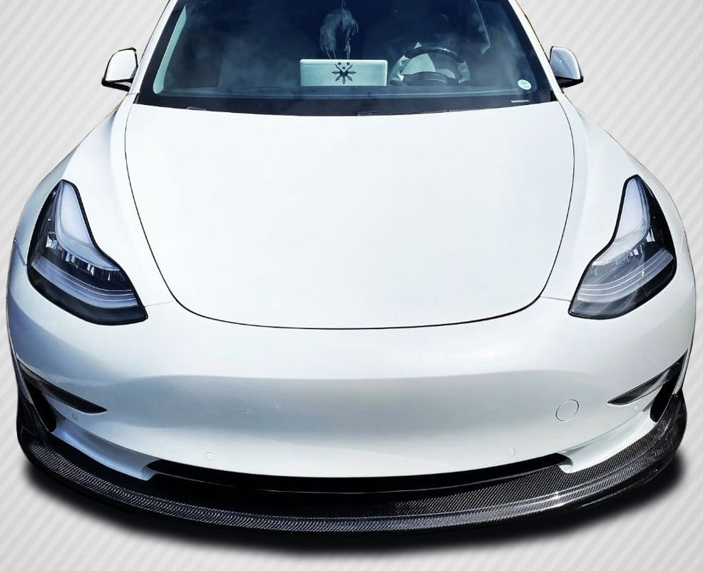 2018-2023 Tesla Model 3 Carbon Creations GT Concept Front Lip - 1 Piece