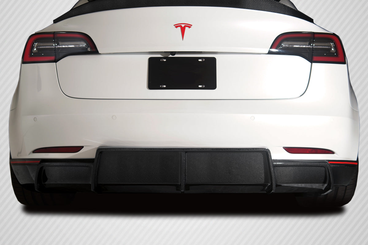 2018-2023 Tesla Model 3 Carbon Creations GT Concept Rear Diffuser - 1 Piece