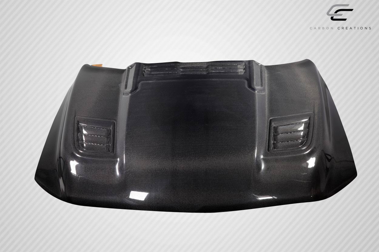 2019-2023 Dodge Ram Carbon Creations Rebel Mopar Look Hood - 1 Piece