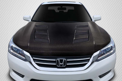 2013-2015 Honda Accord 4DR Carbon Creations AM-S Hood - 1 Piece