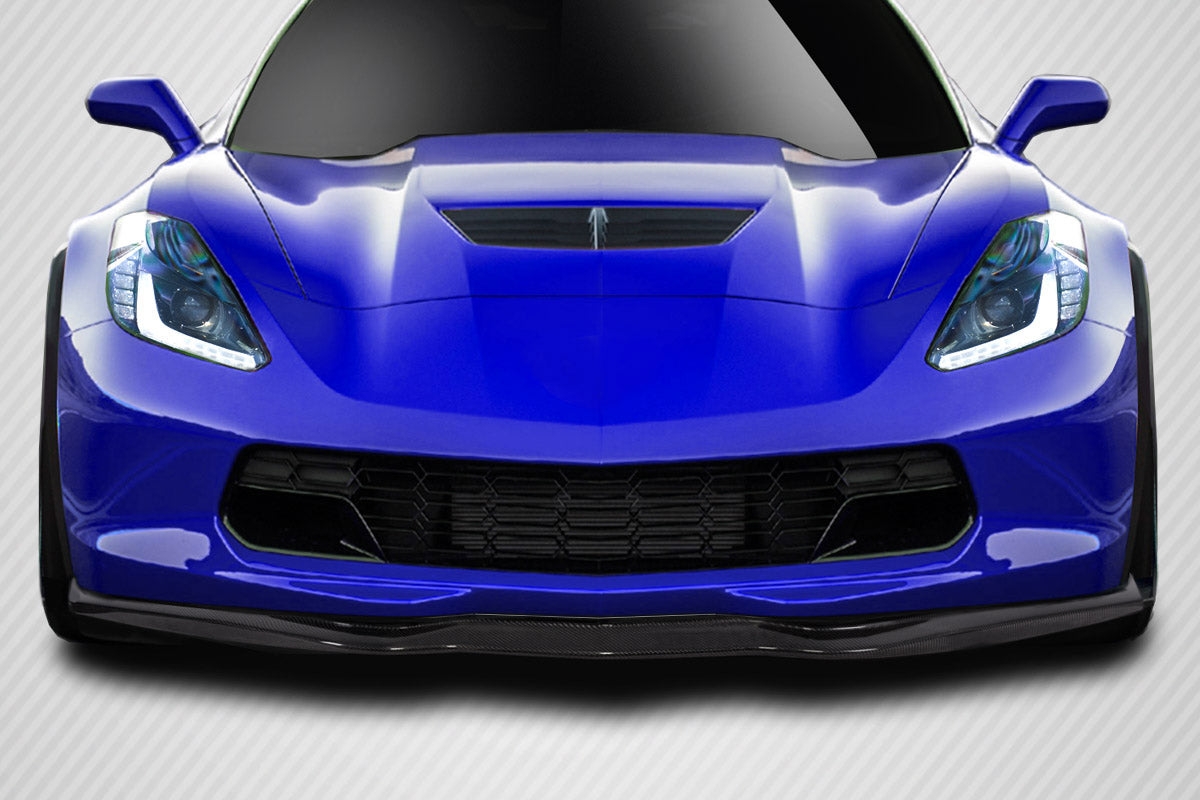 2014-2019 Chevrolet Corvette C7 Carbon Creations GMX Front Lip Splitter - 1 Piece ( Base Model ) (S)