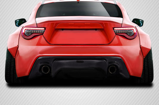 2013-2020 Scion FR-S Toyota 86 Subaru BRZ Carbon Creations GT500 V3 Rear Diffuser - 1 Piece