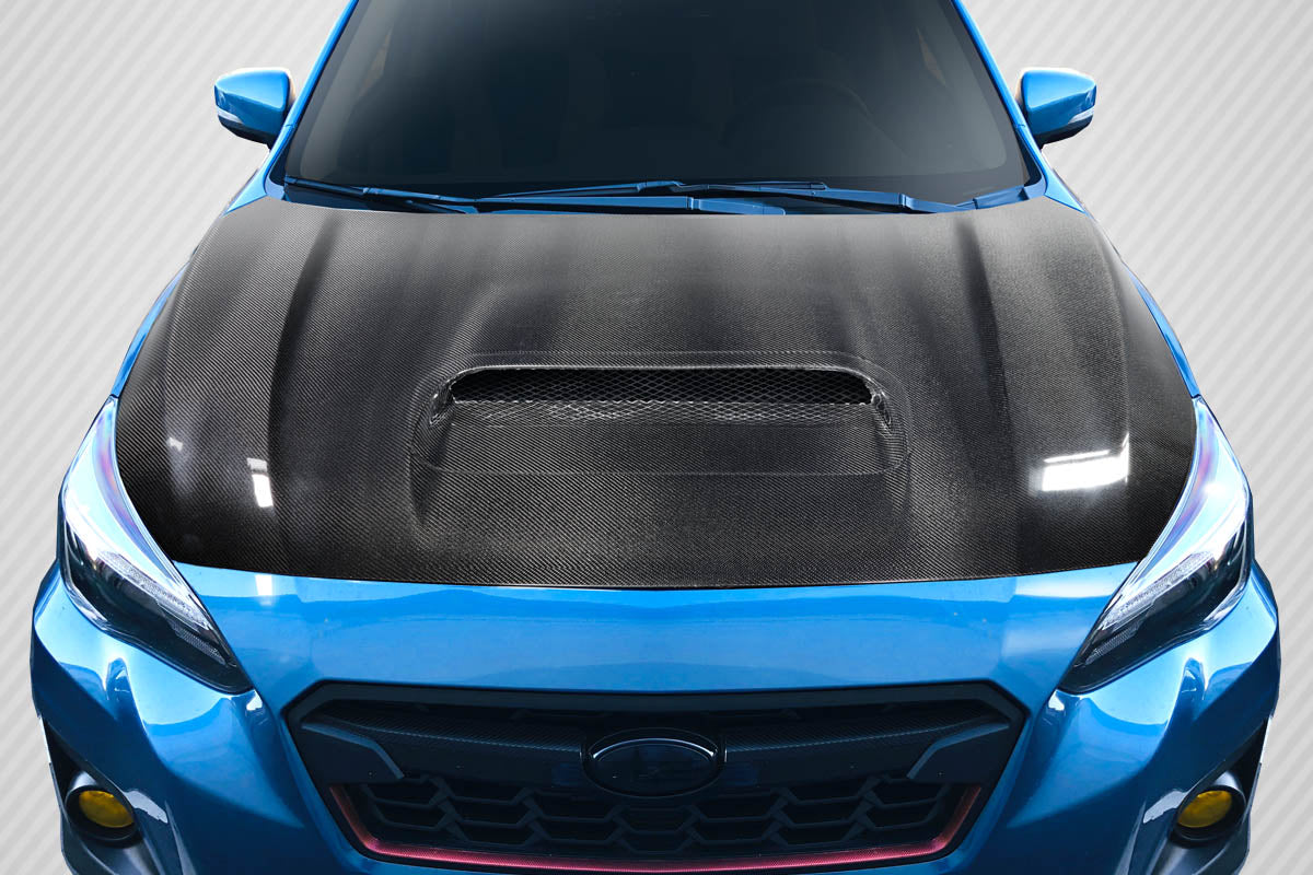 2018-2023 Subaru Crosstrek Carbon Creations STI Look Hood - 1 Piece