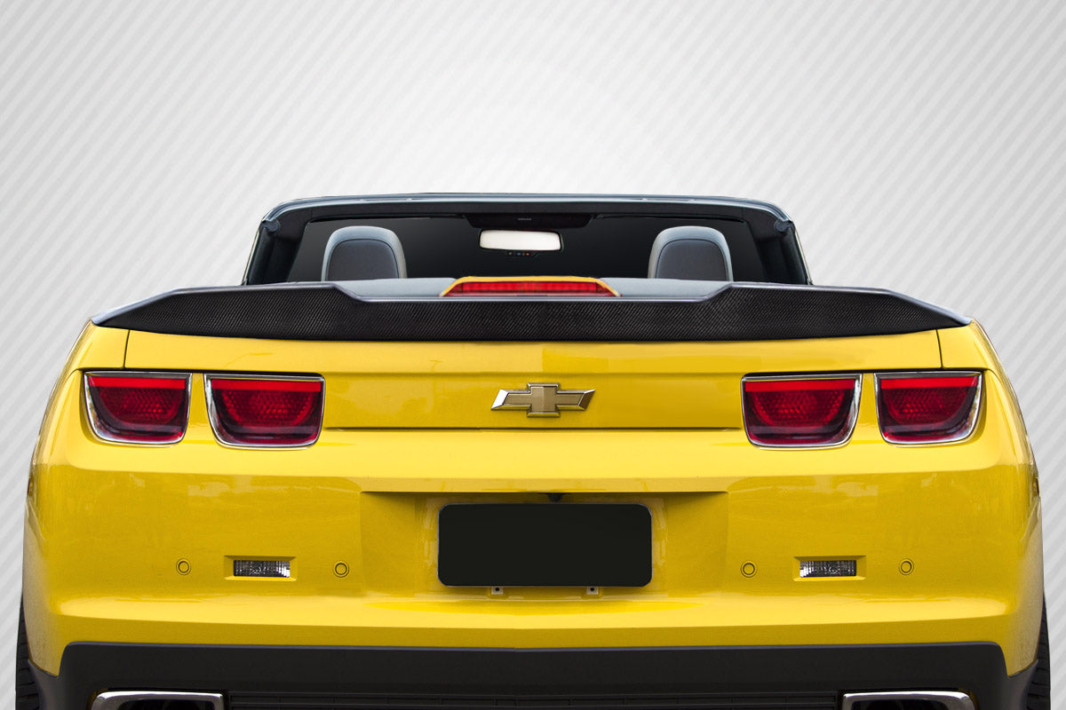 2010-2013 Chevrolet Camaro Convertible Carbon Creations A Spec Rear Wing Spoiler - 1 Piece