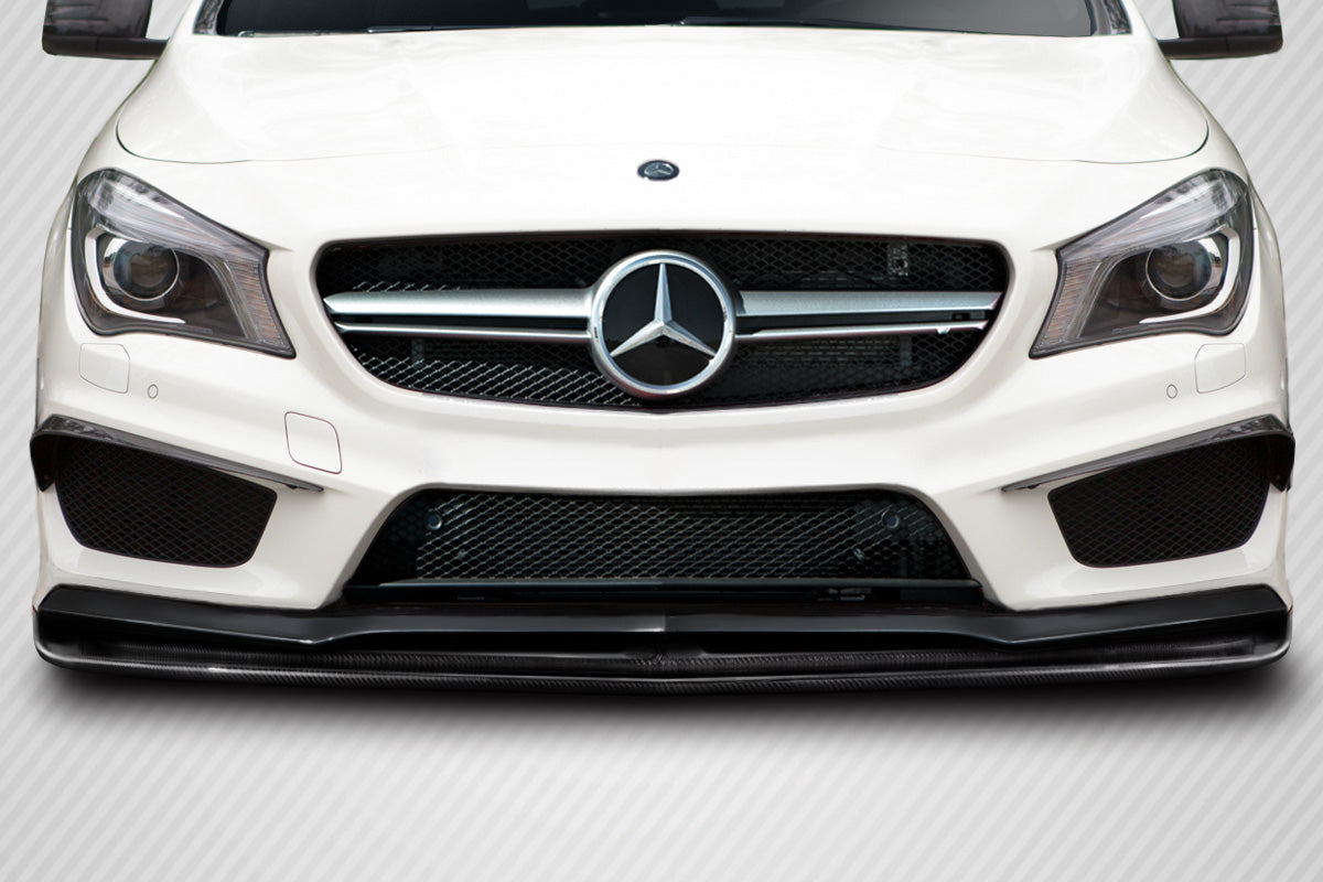 2014-2015 Mercedes CLA Class C117 CLA45 Carbon Creations R Spec Front Lip Under Spoiler - 1 Piece