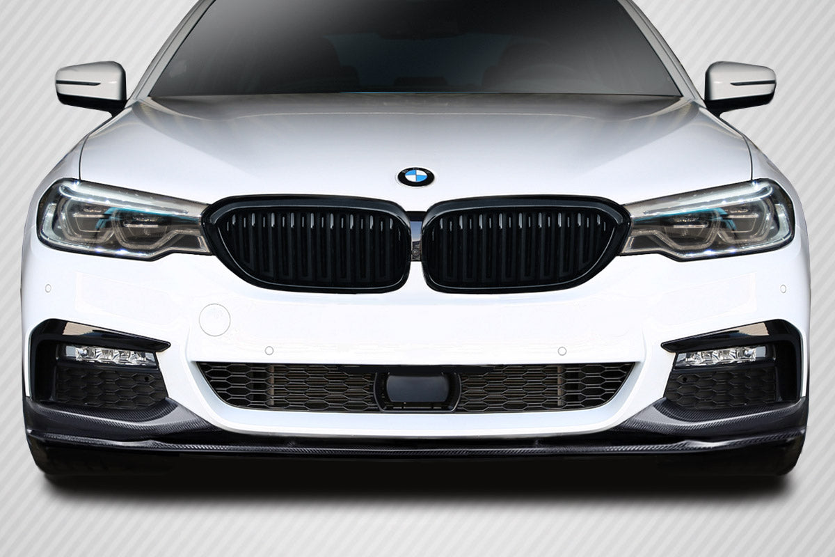 2017-2022 BMW 5 Series G30 Carbon Creations M Tech Front Lip Splitter - 3 Piece