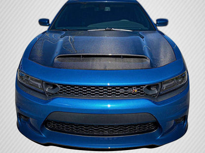 2015-2023 Dodge Charger Carbon Creations Demon Look Hood - 1 Piece