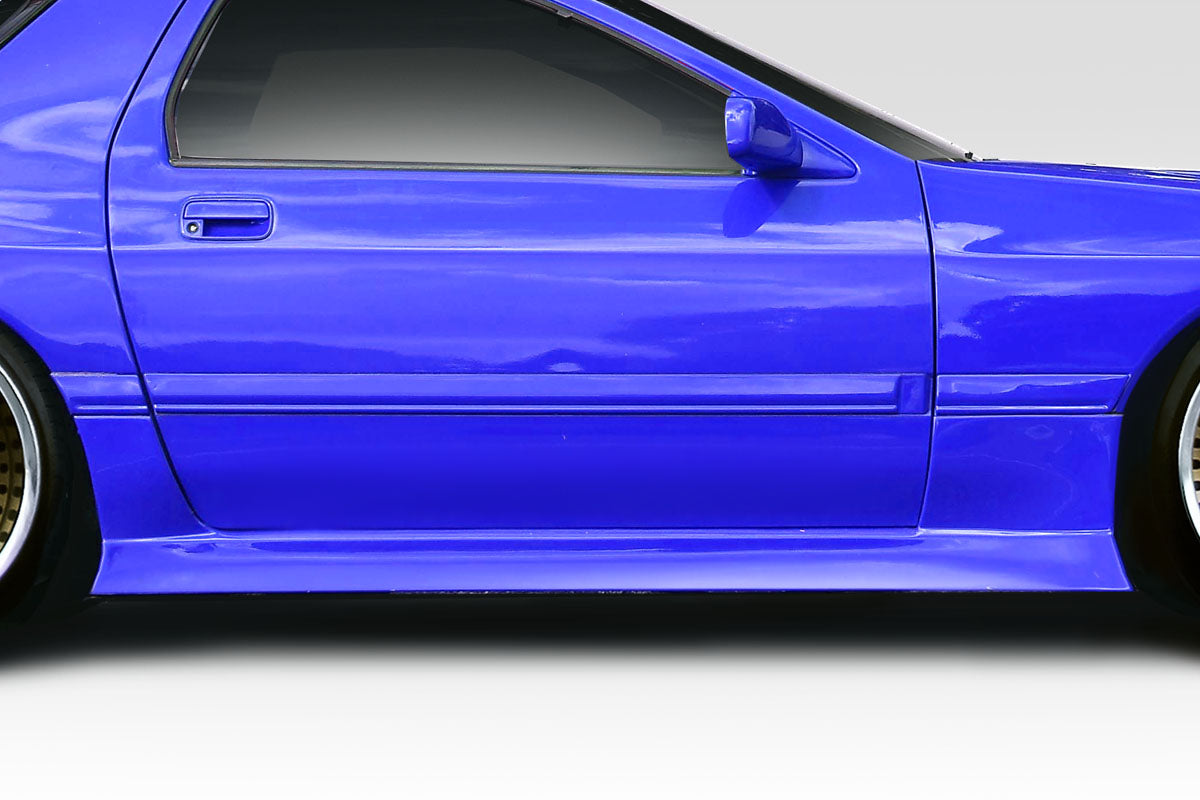 1986-1991 Mazda RX-7 Duraflex Vanish Side Skirt Rocker Panels - 2 Piece