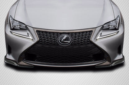 2014-2018 Lexus RC Series RC200T RC350 Carbon Creations EBS Front Lip Splitters - 2 Piece (F Sport model only)