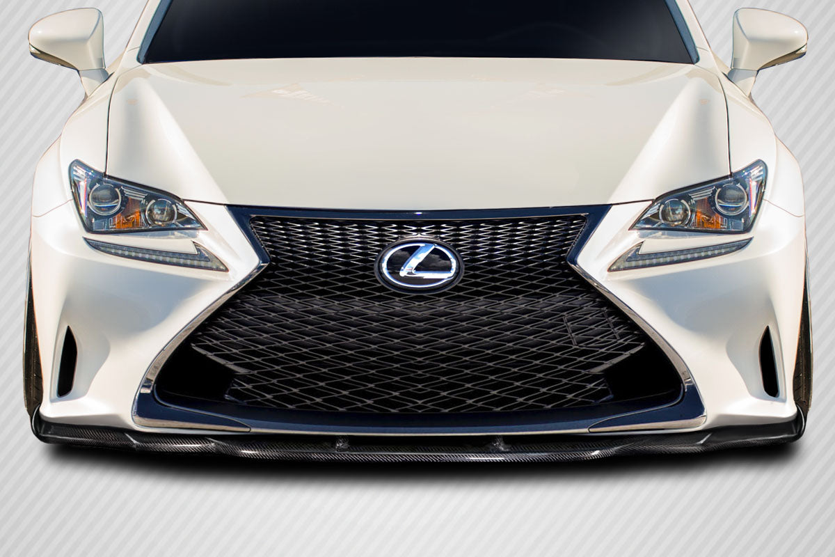 2014-2018 Lexus RC Series RC200T RC350 Carbon Creations AG Design Front Lip Spoiler - 1 Piece ( F Sport model only )