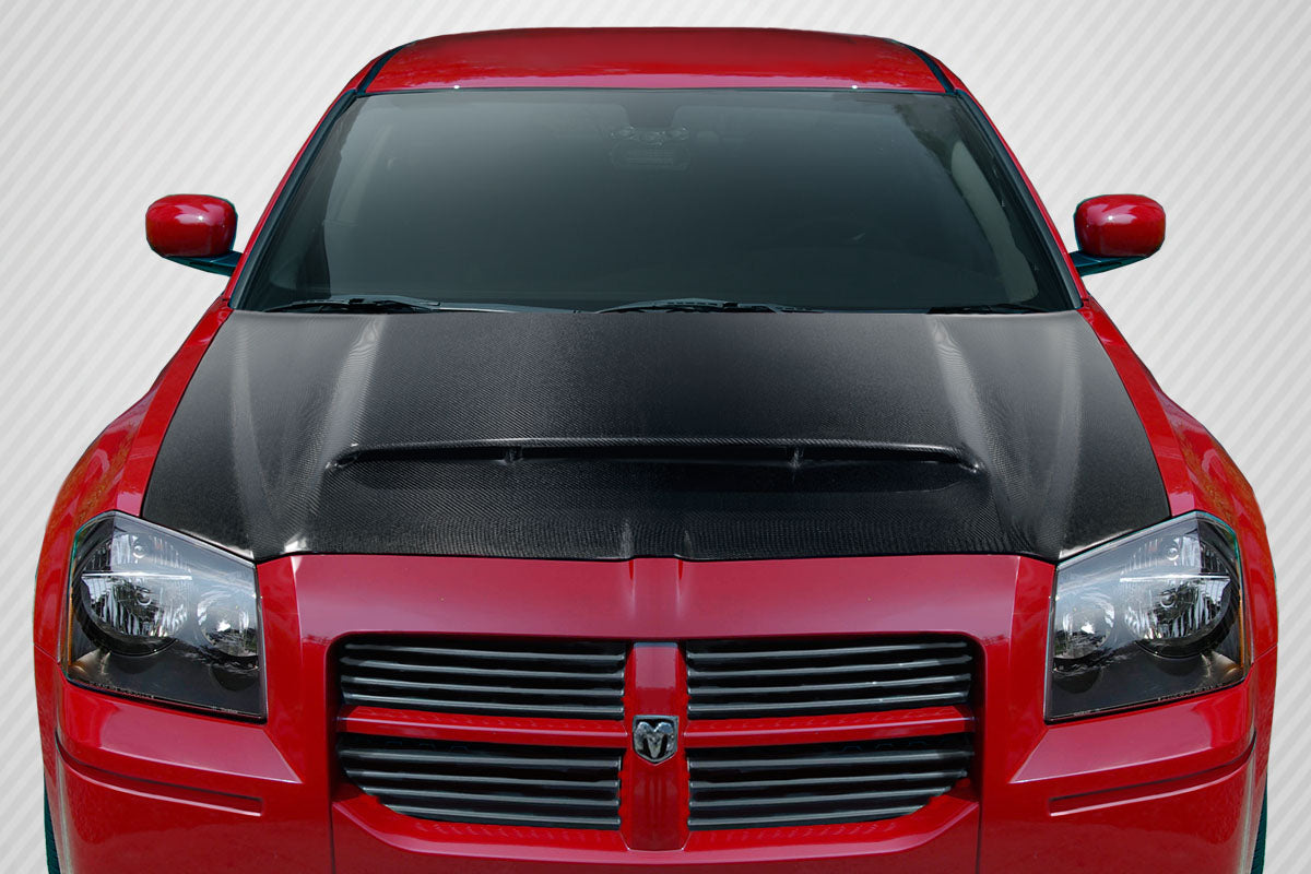 2005-2007 Dodge Magnum Carbon Creations Demon Look Hood - 1 Piece