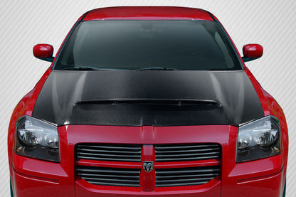 2005-2007 Dodge Magnum Carbon Creations Demon Look Hood - 1 Piece