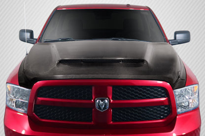 2009-2018 Dodge Ram 1500 Carbon Creations Demon Look Hood - 1 Piece