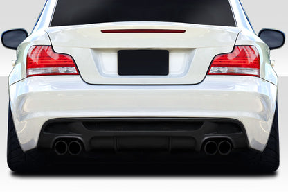 2008-2013 BMW 1 Series E82 E88 Duraflex M Tech Rear Diffuser - 1 Piece