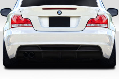 2008-2013 BMW 1 Series E82 E88 Duraflex R1 Rear Diffuser - 1 Piece (single exhaust)