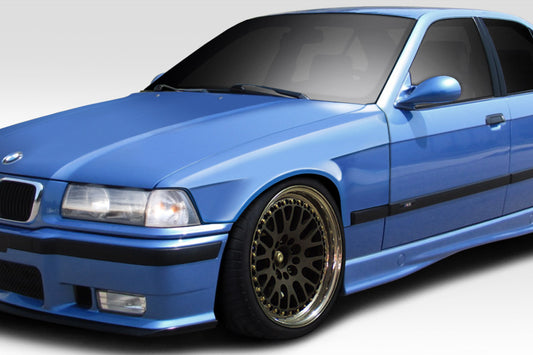 1992-1998 BMW 3 Series M3 E36 4DR Duraflex C Spec Front Fender Flares - 2 Piece