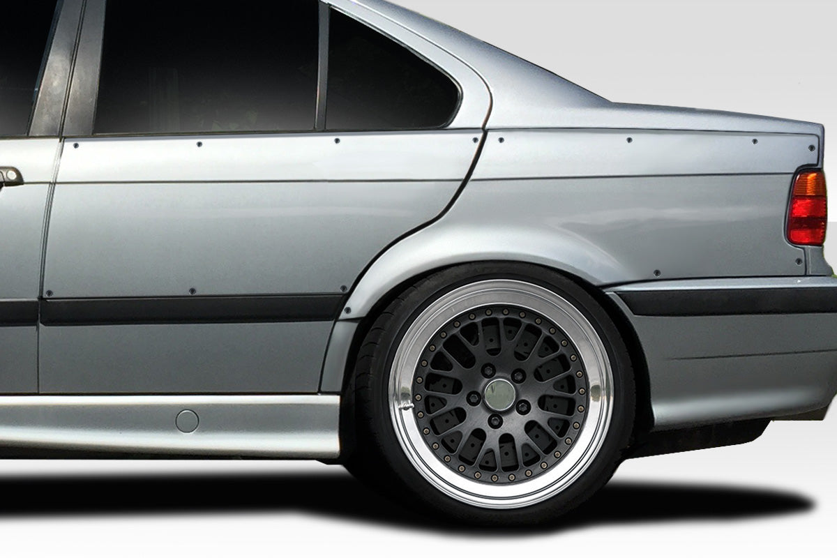 1992-1998 BMW 3 Series M3 E36 4DR Duraflex C Spec Rear Fender Flares - 2 Piece