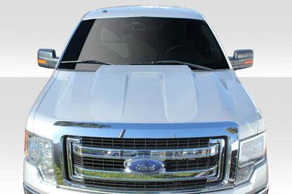 2009-2014 Ford F-150 Duraflex 2" Cowl Hood - 1 Piece