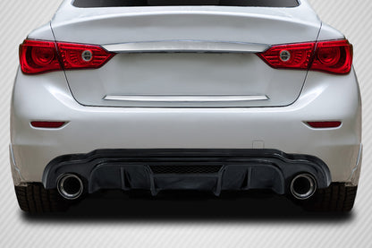 2014-2017 Infiniti Q50 Carbon Creations Lightspeed Rear Diffuser - 1 Piece