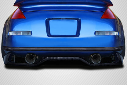 2003-2008 Nissan 350Z Z33 Carbon Creations VTX Rear Diffuser - 2 Piece