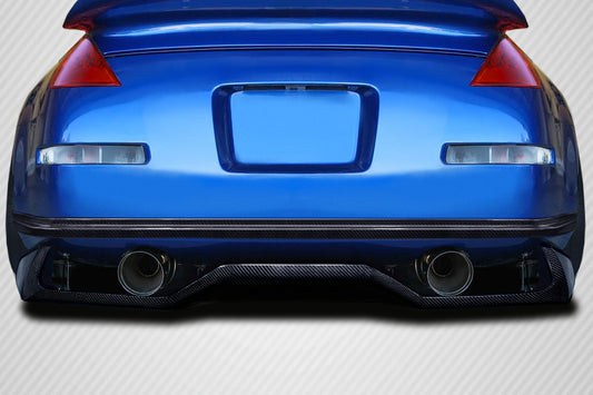 2003-2008 Nissan 350Z Z33 Carbon Creations VTX Rear Diffuser - 2 Piece