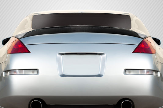 2003-2008 Nissan 350Z Z33 2DR Coupe Carbon Creations BZ Rear Wing Trunk Lid Spoiler - 1 Piece