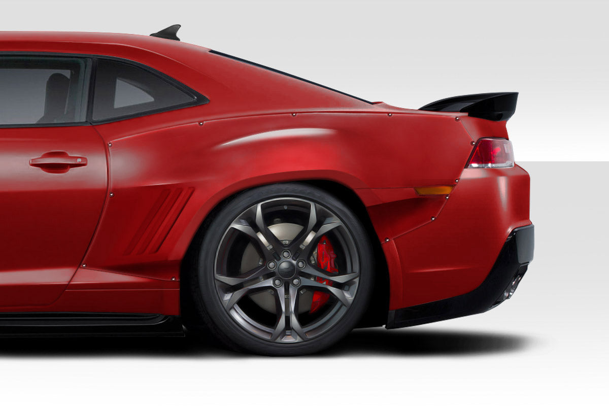 2010-2015 Chevrolet Camaro Duraflex RBS Wide Body Rear Fender Flares - 4 Piece