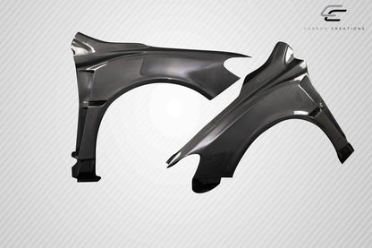 2015-2021 Subaru WRX STI Carbon Creations VRS Front Fenders - 2 Piece