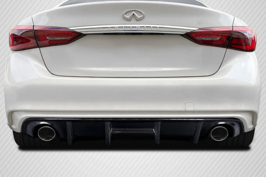 2018-2023 Infiniti Q50 Carbon Creations SRK Rear Diffuser - 1 Piece