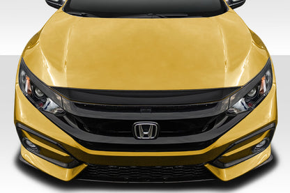 2016-2021 Honda Civic Duraflex EBS Hood Lip - 1 Piece