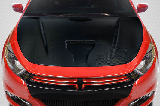 2013-2016 Dodge Dart Carbon Creations MPR V2 Hood - 1 Piece