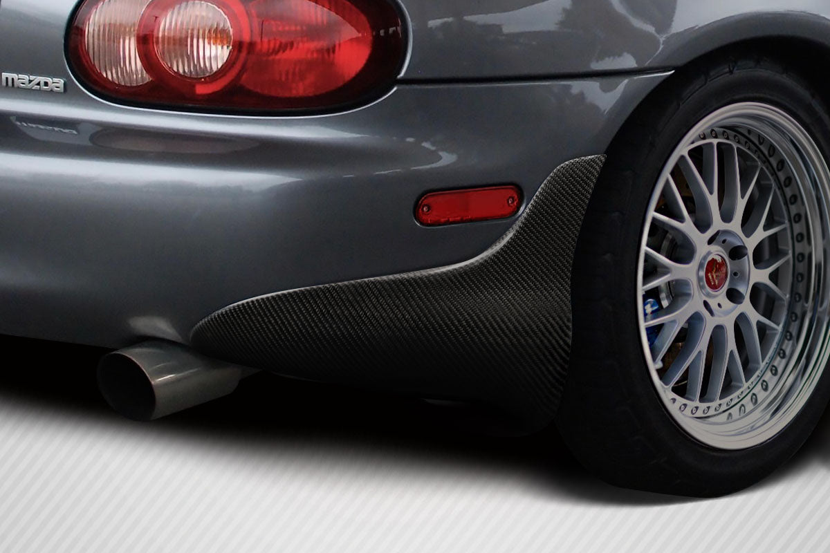 1999-2005 Mazda Miata MX-5 Carbon Creations M1 Speed Rear Aero Flairs - 2 Piece