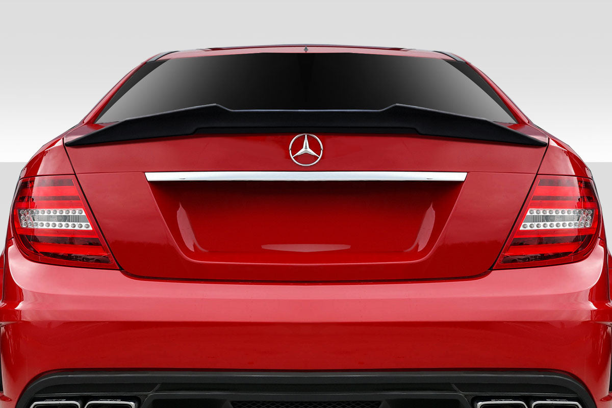 2008-2014 Mercedes C Class W204 4DR Duraflex Plasma Rear Wing Spoiler - 1 Piece