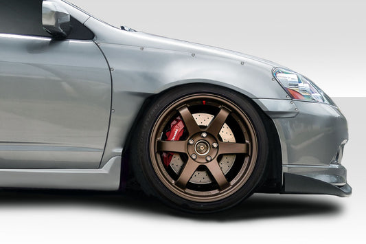 2002-2006 Acura RSX Duraflex A1 Front Fender Flares (+30mm)  - 4 Piece