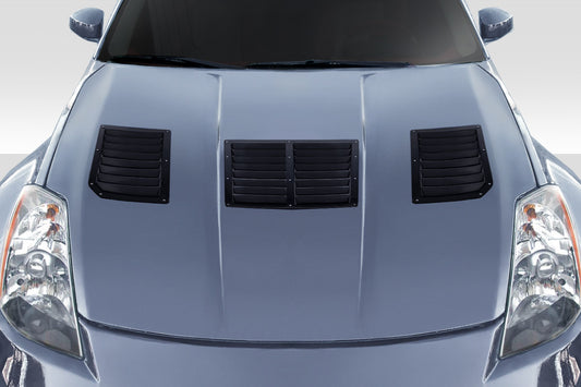 2003-2006 Nissan 350Z Z33 Duraflex GT1 Hood Vents - 3 Piece