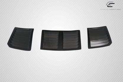 2003-2006 Nissan 350Z Z33 Carbon Creations GT1 Hood Vents - 3 Piece