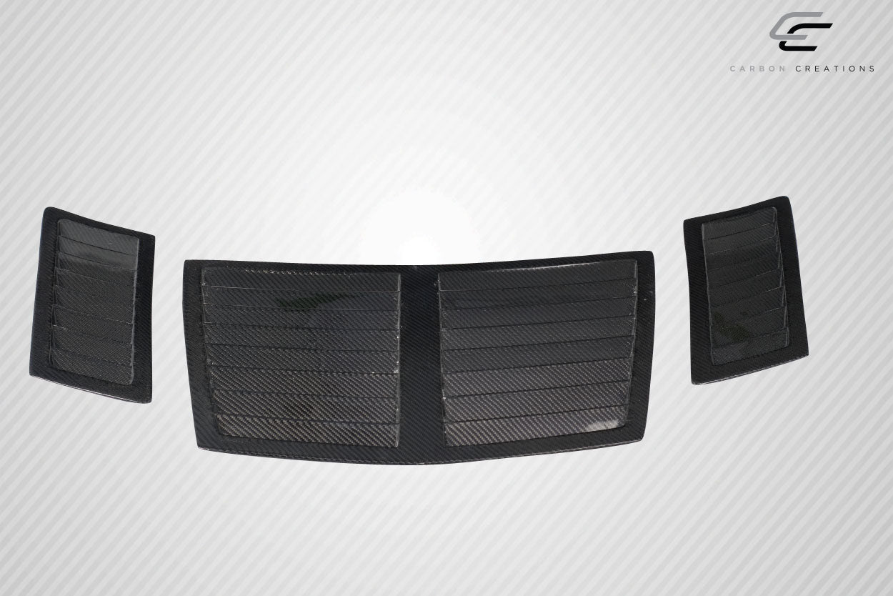 2009-2020 Nissan 370Z Z34 Carbon Creations GT1 Hood Vents - 3 Piece