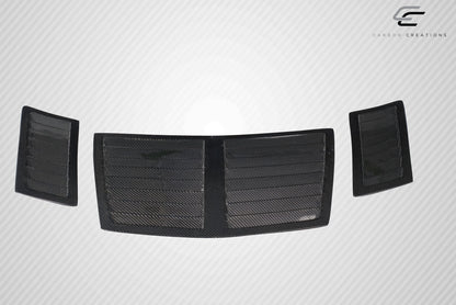 2009-2020 Nissan 370Z Z34 Carbon Creations GT1 Hood Vents - 3 Piece