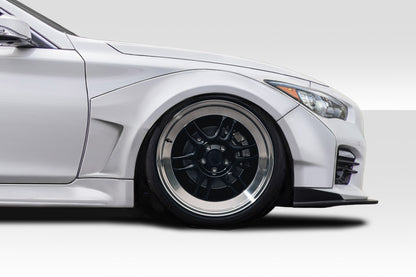 2014-2023 Infiniti Q50 Duraflex Redline Wide Body Front Fender Flares (+40mm) - 4 Piece