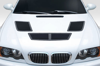 2001-2006 BMW M3 E46 / 2014-2019 Ford Fiesta / 2016-2018 Ford Focus Duraflex GT1 Hood Vents - 3 Piece